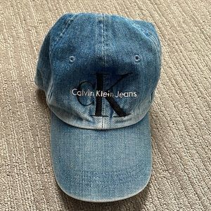 Classic Calvin Klein Jean Baseball Cap in Denim